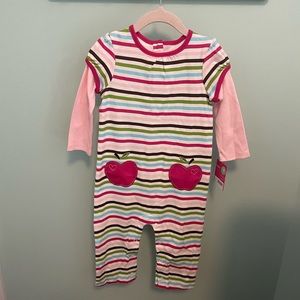 Carter’s Striped Apple Jumpsuit